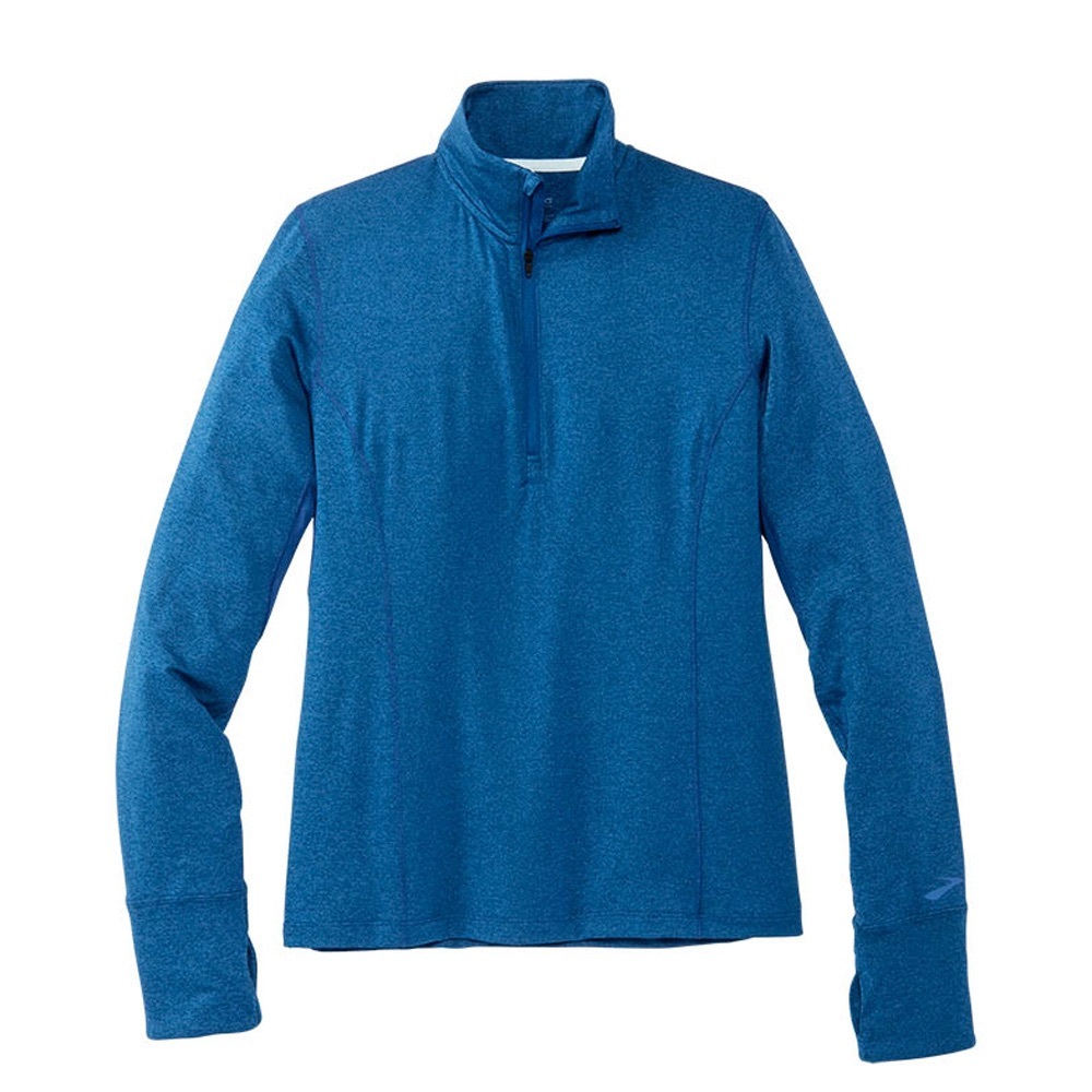 Brooks Dash Half Zip blue like new - Picture 5 of 8
